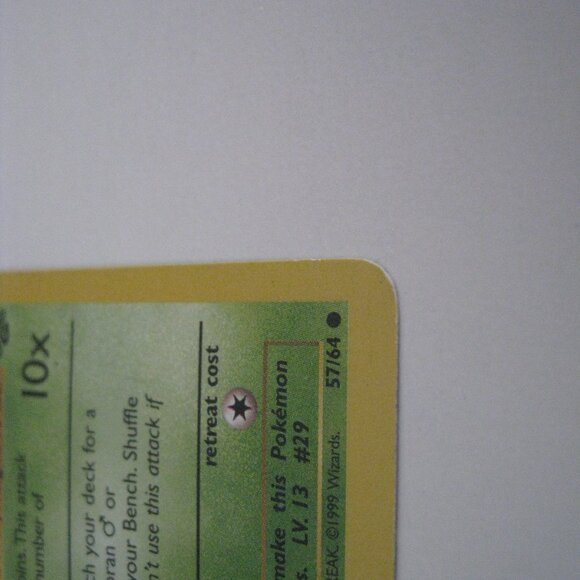 Nidoran 55/102 & Nidoran 57/64 Pokemon Cards Vintage - Picture 8 of 16